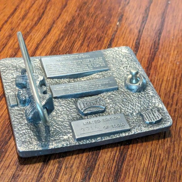 Elvis Belt Buckle Rare 1977 Stamp LIMITED EDITION # LE Vtg 90s ALF.PCB973 - Picture 2 of 2
